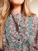 Floral Frill Blouse