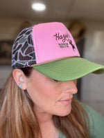 Pink Camo Trucker hat