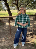 Christmas Green Wool Cape