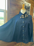 Denim Cape