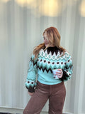 Fair Isle Fringe Sweater