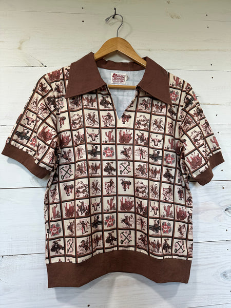 Western Square Vintage Polo