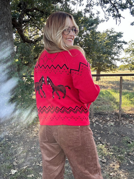 Bay Horse Cardigan