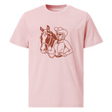 Rodeo Cowgirl Unisex Organic Cotton T-shirt
