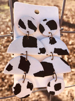 The Original Cow Print Earrings