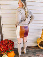 Wine Lines Skirt